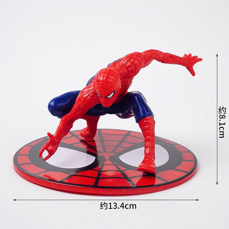 Mô Hình Người Nhện Spider-Man Mini Trang Trí Bánh Kem - Ảnh 3