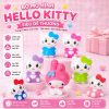Bộ Mô Hình Hello Kitty Mini Trang Trí Bánh Kem
