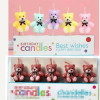 Nến Gấu Teddy Trang Trí Bánh Kem Sinh Nhật