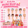 Mô Hình Mini Búp Bê Chibi Trang Trí Bánh Kem