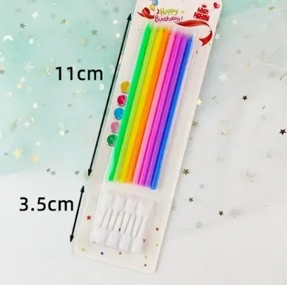 Nến Tăm Hộp 40 Vỉ Trang Trí Bánh Kem Sinh Nhật - Ảnh 2