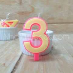 Nến Số Sáp Sinh Nhật 0-9 Trang Trí Bánh Kem | Hộp 20 Số - Ảnh 5