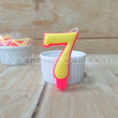 Nến Số Sáp Sinh Nhật 0-9 Trang Trí Bánh Kem | Hộp 20 Số - Ảnh 9