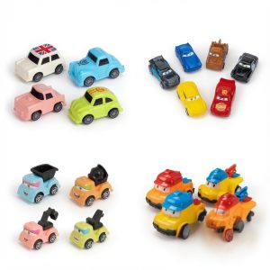 Bộ Ô Tô Mô Hình Mini Trang Trí Bánh Kem