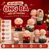 Mô Hình Ông Bà Trang Trí Bánh Kem
