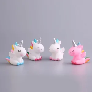 Mô Hình Ngựa Sừng Mini Trang Trí Bánh Kem