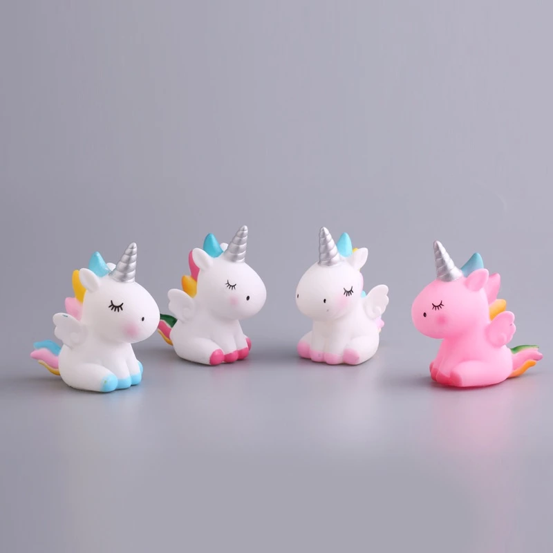 Mô Hình Ngựa Sừng Mini Trang Trí Bánh Kem