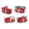 Bộ Xe Cứu Hộ Cứu Hỏa Mô Hình Trang Trí Bánh Kem