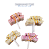 Thẻ cắm Nhựa Happy Birthday | (set 50)