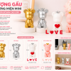 Gấu KAWS Mini Trang Trí Bánh Kem Nhiều Màu