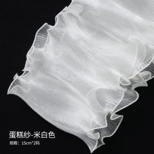 Voan Cuộn Thành Bánh - Trắng