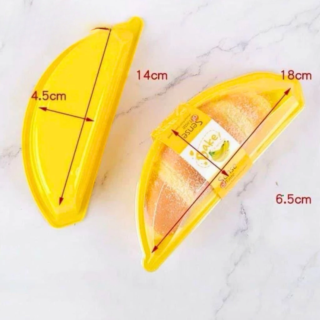 Hộp Đựng Bánh Hình Chuối | 100 Chiếc - Ảnh 2