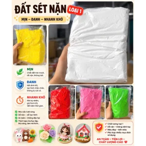 Đất Sét Siêu Nhẹ Tự Khô Cao Cấp 500g