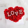 Chữ LOVE Đính Đá Trang Trí Bánh Kem | 10 Chữ