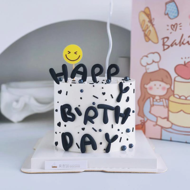 Silicon Happy Birthday Trang Trí Bánh Kem - Ảnh 4
