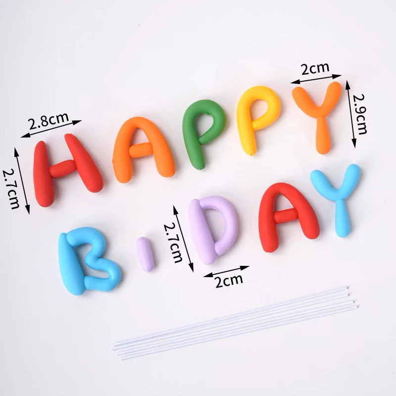 Silicon Happy Birthday Trang Trí Bánh Kem - Ảnh 6