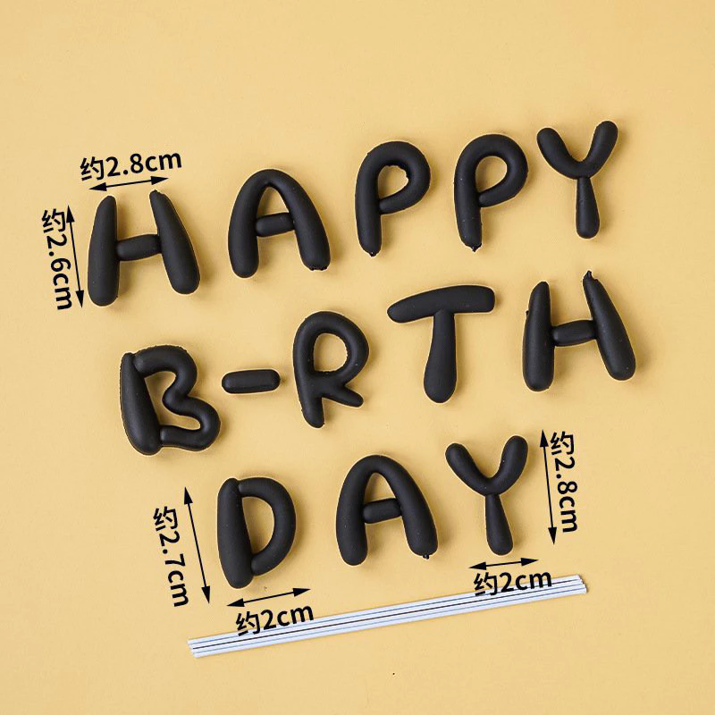 Silicon Happy Birthday Trang Trí Bánh Kem - Ảnh 3