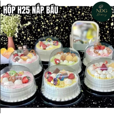 Hộp Nhựa Tròn Nắp Trong H25 | 100 Chiếc - Ảnh 4