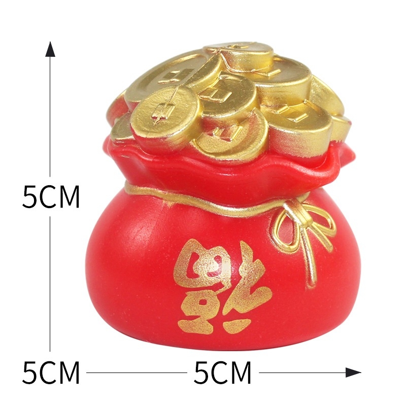 Mô Hình Thần Tài – Tài Lộc Mini Trang Trí Bánh Kem - Ảnh 4