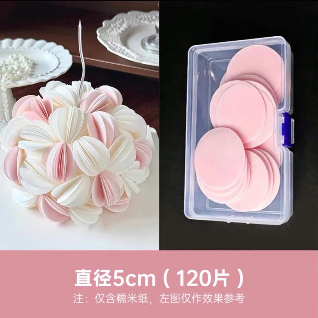 Giấy Gạo Trang Trí Bánh Kem | Hộp 120 Tờ - Ảnh 4