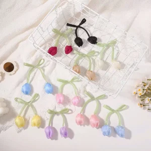 Dây hoa Tulip 2 đầu trang trí | 10 Dây
