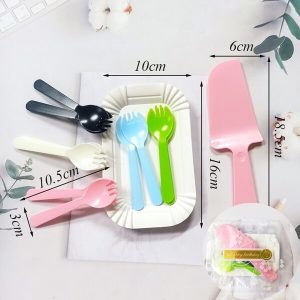 Set Dao Dĩa Sinh Nhật 5 Phần Ăn | 100 Set - Ảnh 2